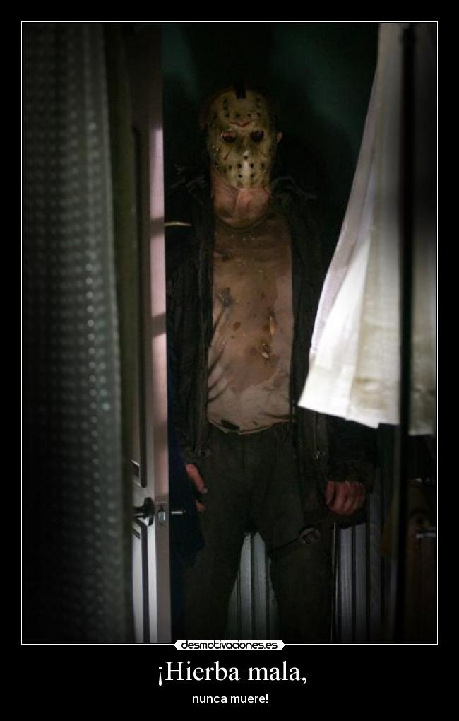 ¡Hierba mala, -