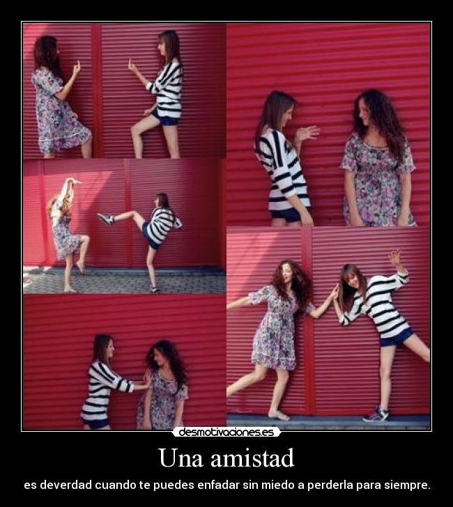 Una amistad -