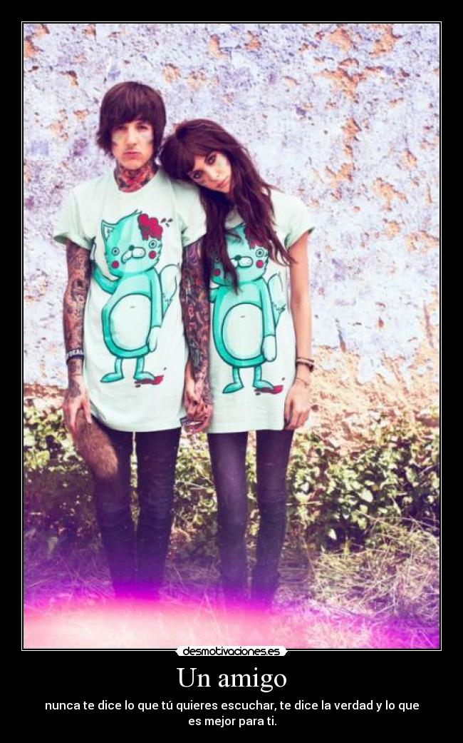 Un amigo -