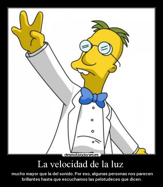La velocidad de la luz  - 