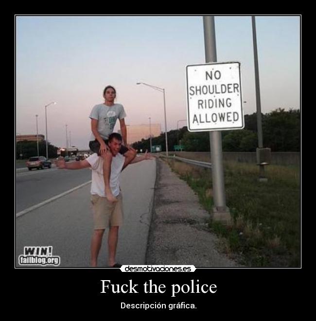 Fuck the police - Descripción gráfica.