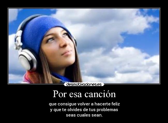 Por esa canción -