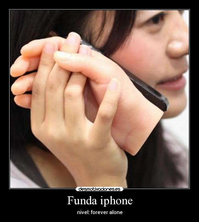 Funda iphone - nivel: forever alone