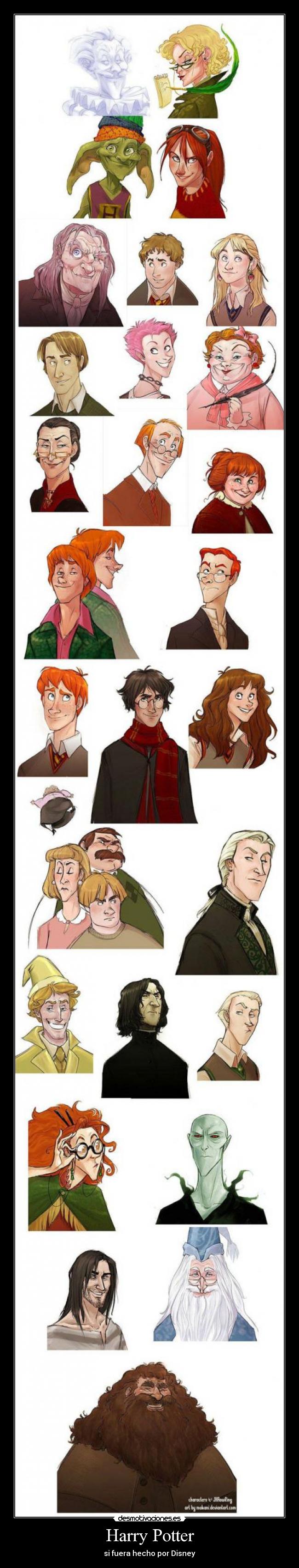 Harry Potter - si fuera hecho por Disney