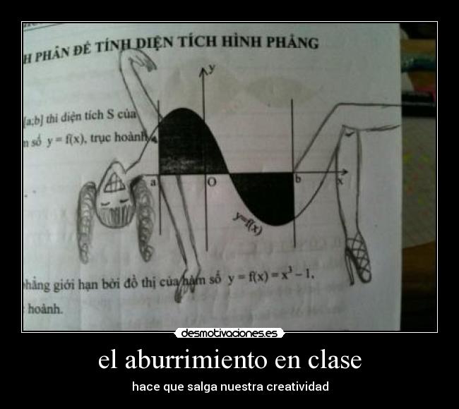 el aburrimiento en clase - hace que salga nuestra creatividad