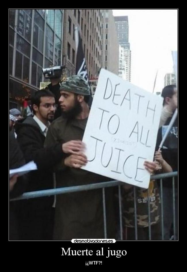 Muerte al jugo -