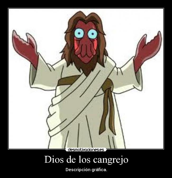 Dios de los cangrejo - Descripción gráfica.