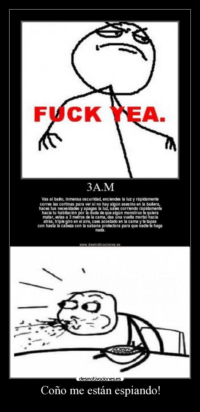 Coño me están espiando! -