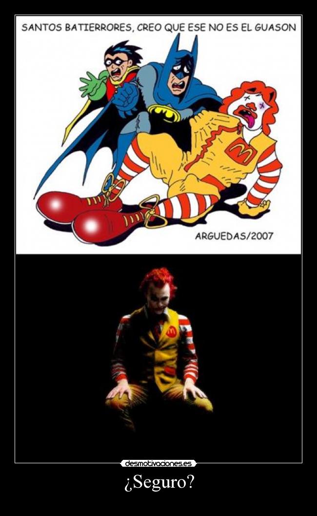 carteles ronaldmcjoker desmotivaciones