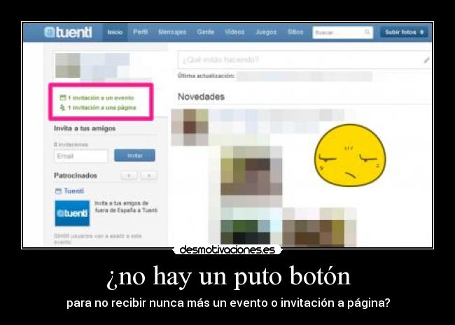 ¿no hay un puto botón - 