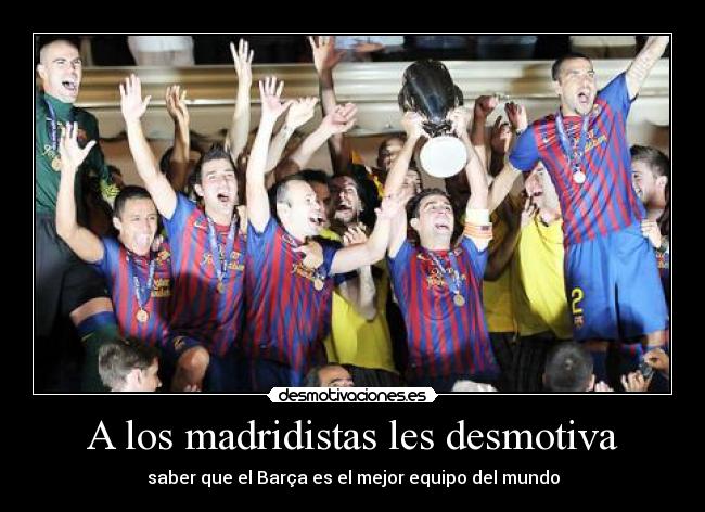 A los madridistas les desmotiva -