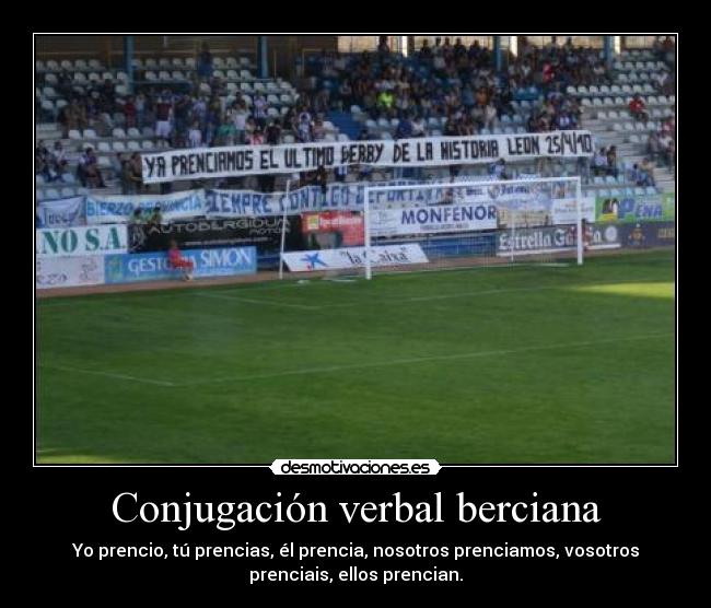 Conjugación verbal berciana - 