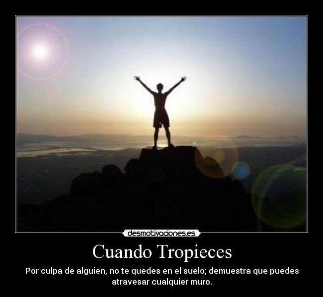 Cuando Tropieces -