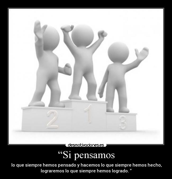 “Si pensamos -