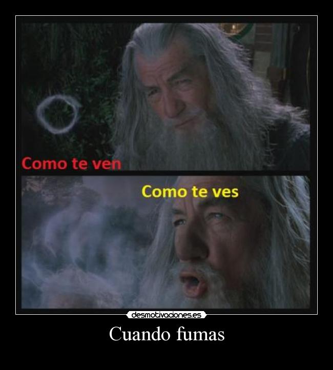 Cuando fumas -