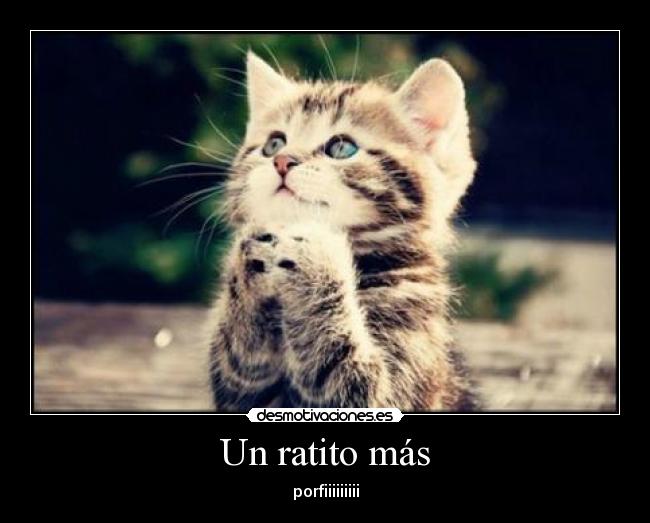 Un ratito más - porfiiiiiiiii