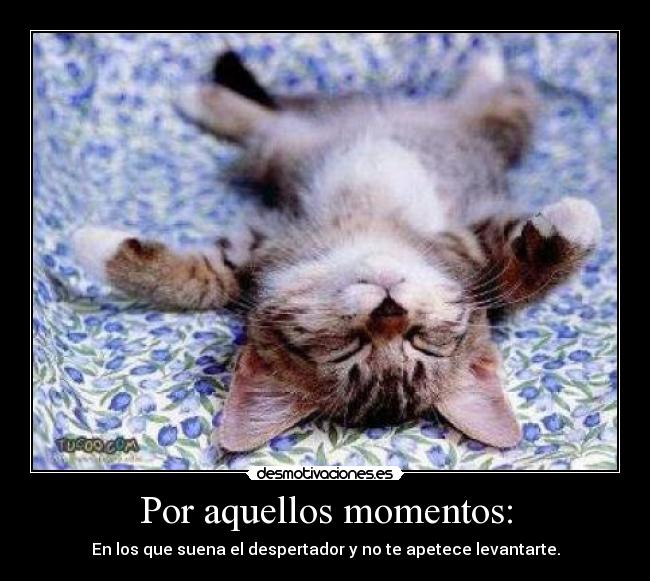 Por aquellos momentos: - 