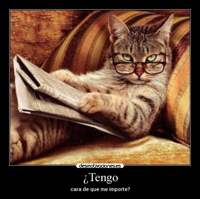 ¿Tengo -