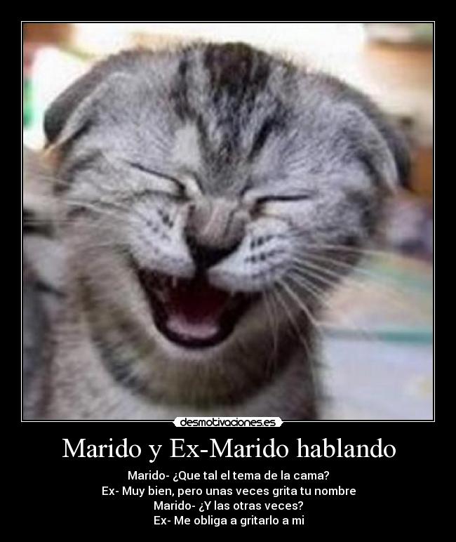 Marido y Ex-Marido hablando -