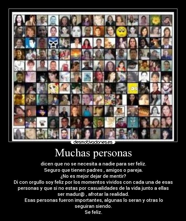Muchas personas -
