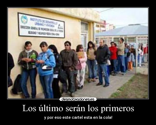 Los último serán los primeros - 