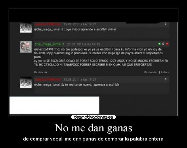 No me dan ganas -