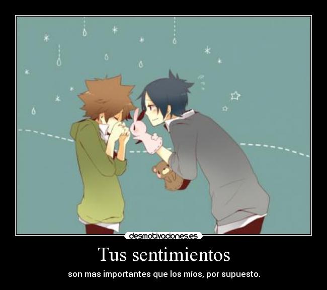 Tus sentimientos -