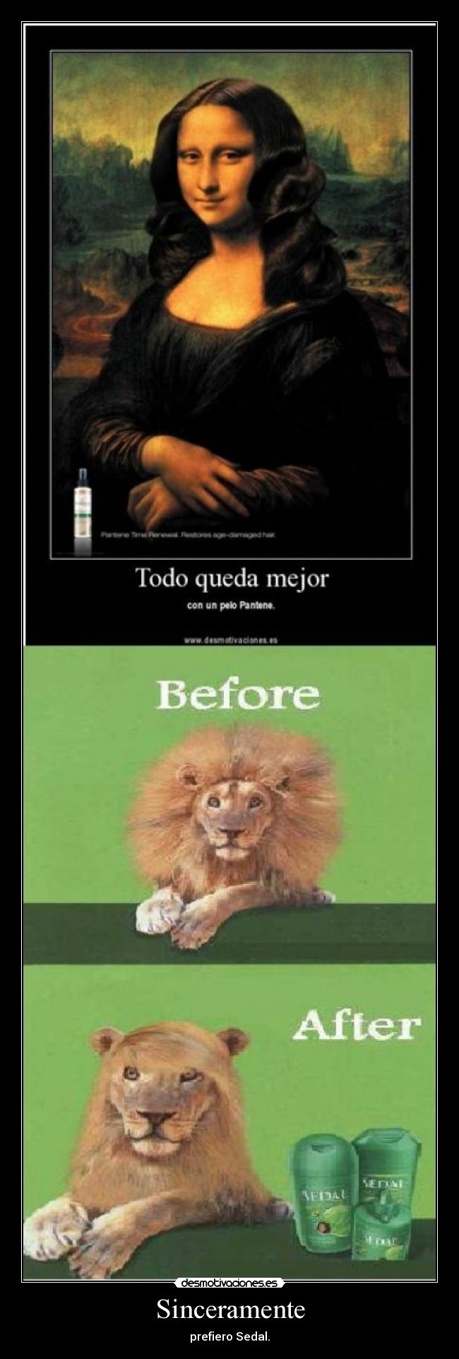 Sinceramente - prefiero Sedal.