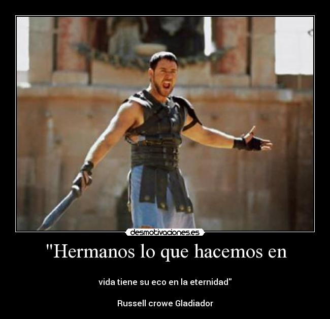 carteles gladiador frases desmotivaciones