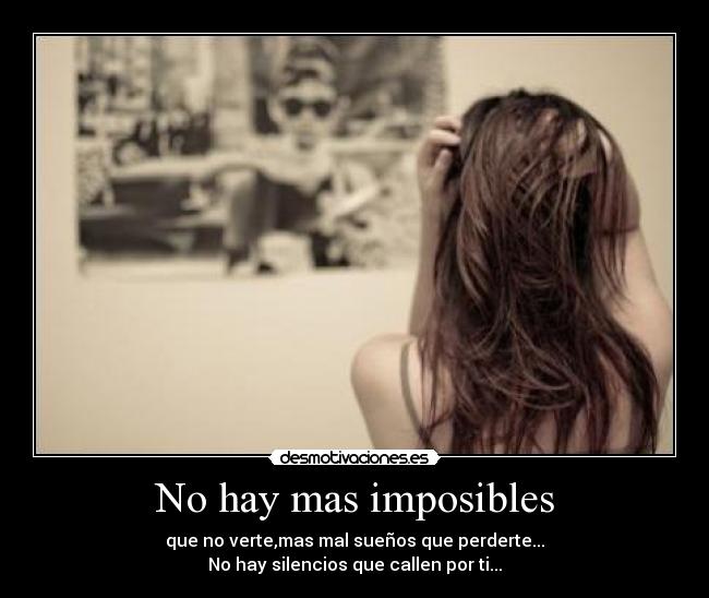 No hay mas imposibles - 