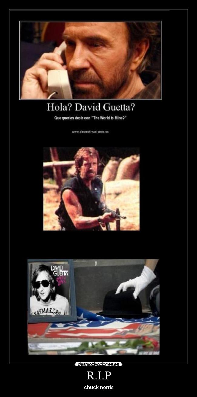 R.I.P - chuck norris