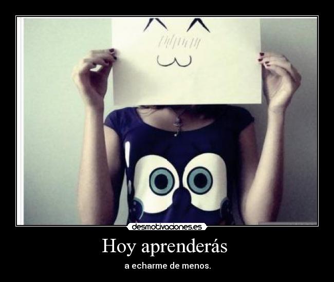 Hoy aprenderás  - 