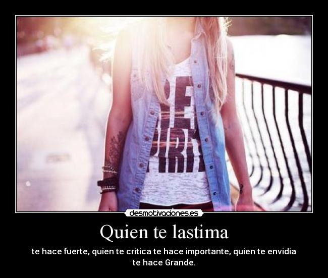 Quien te lastima - 