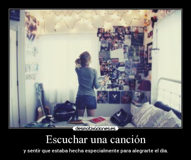 Escuchar una canción -