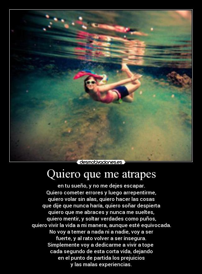 Quiero que me atrapes -