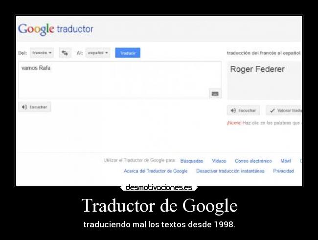 Traductor de Google -