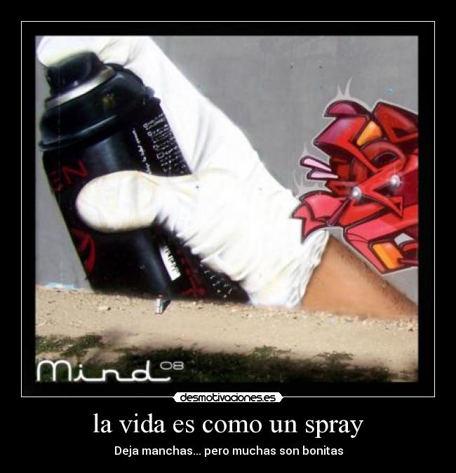 la vida es como un spray - 