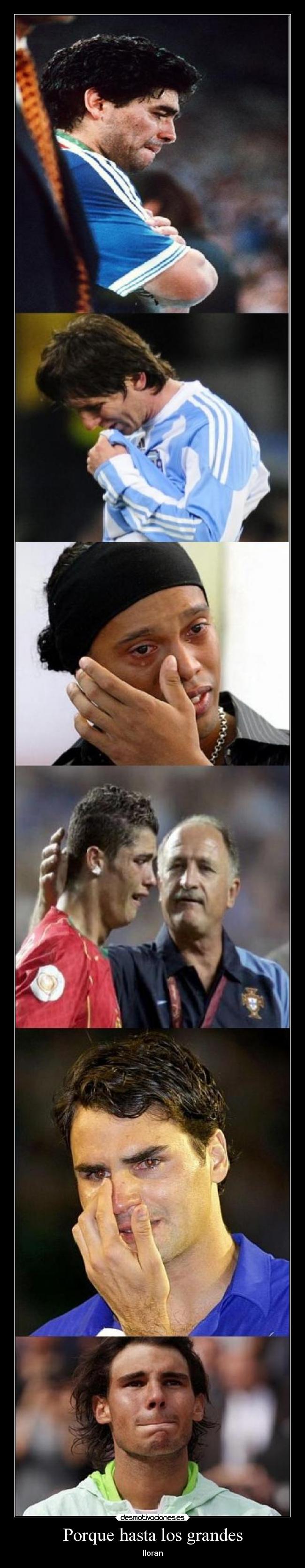 Porque hasta los grandes - 