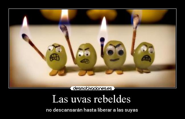 Las uvas rebeldes -