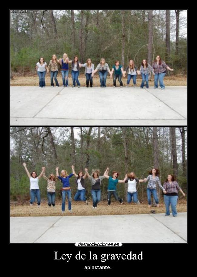 Ley de la gravedad -