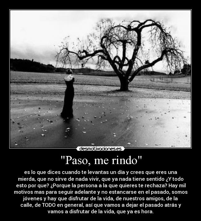 Paso, me rindo - 