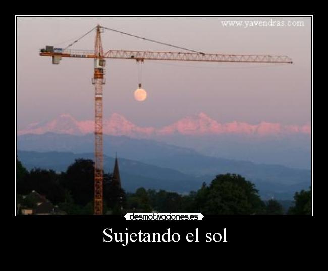 Sujetando el sol - 