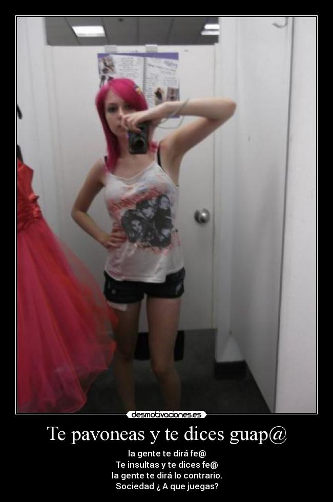 carteles gente falsa desmotivaciones