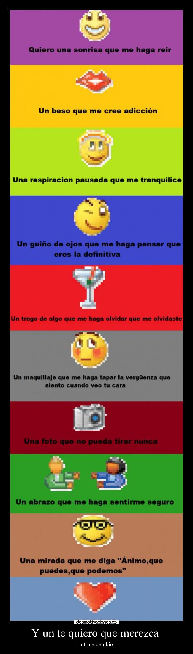 carteles que quiero por encima cualquier pero desmotivaciones