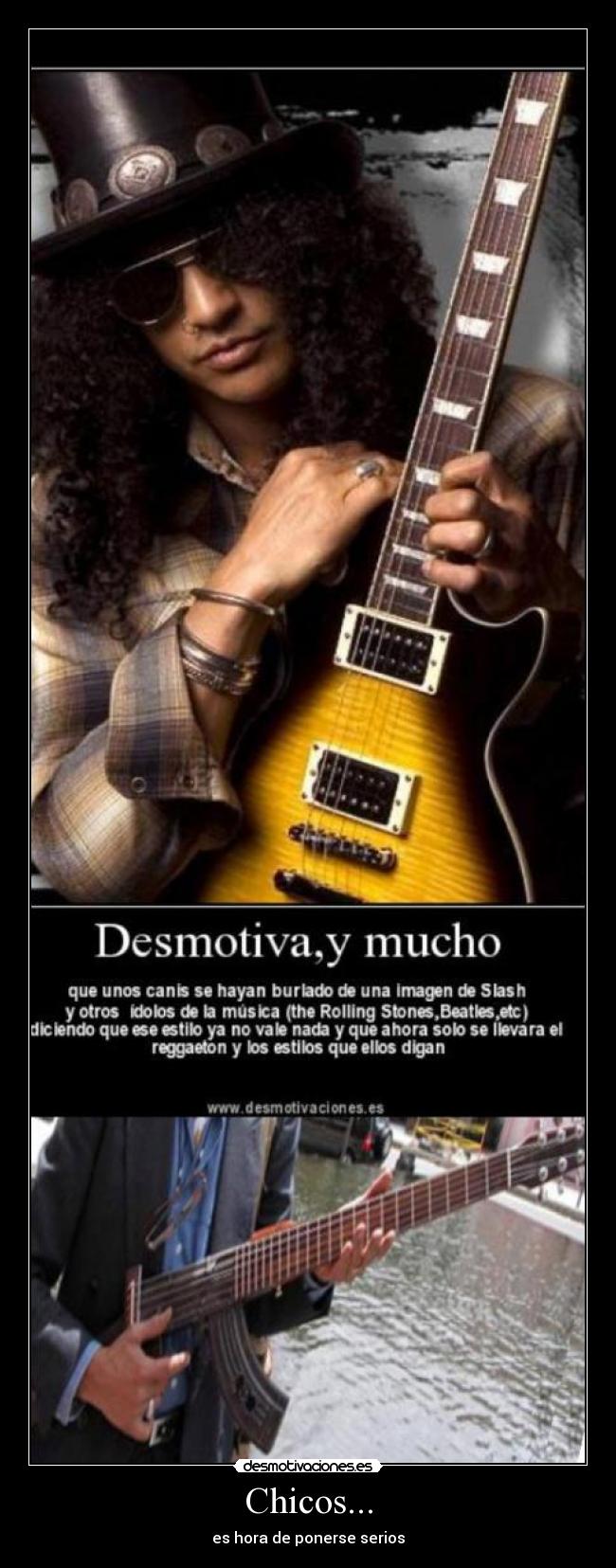 Chicos... - es hora de ponerse serios