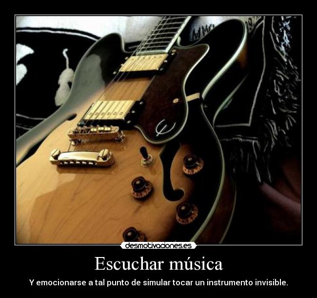 carteles musica escuchar musica desmotivaciones