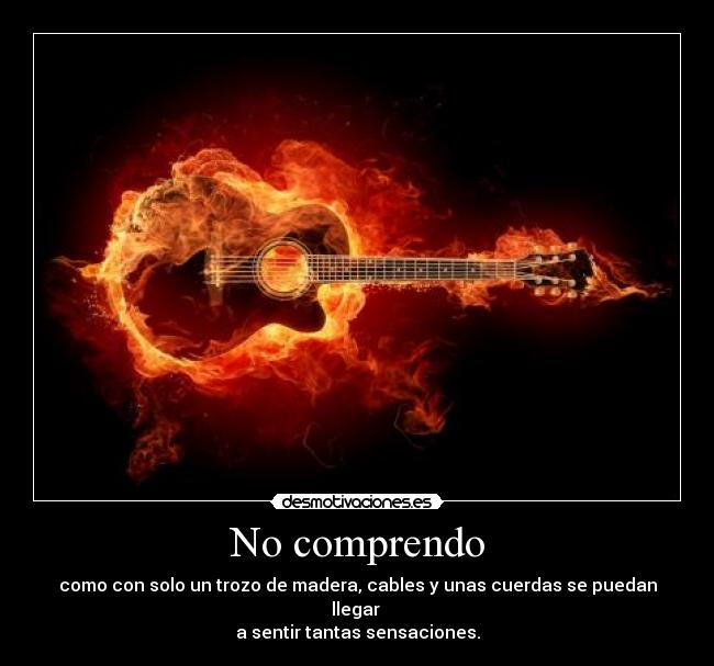No comprendo -