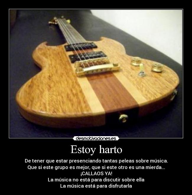 carteles musica harto desmotivaciones