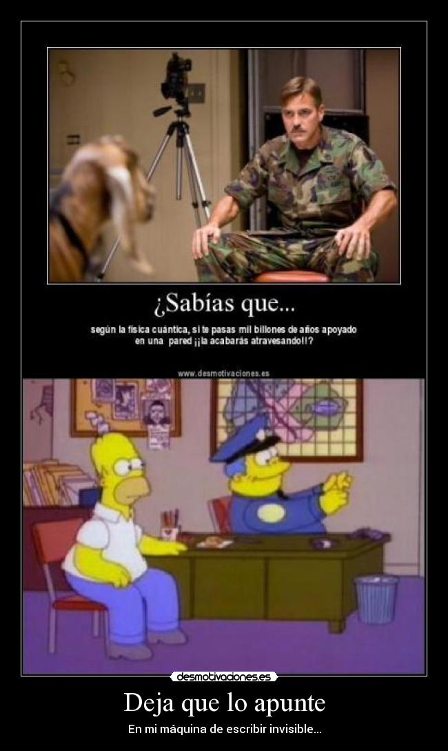 Deja que lo apunte - 