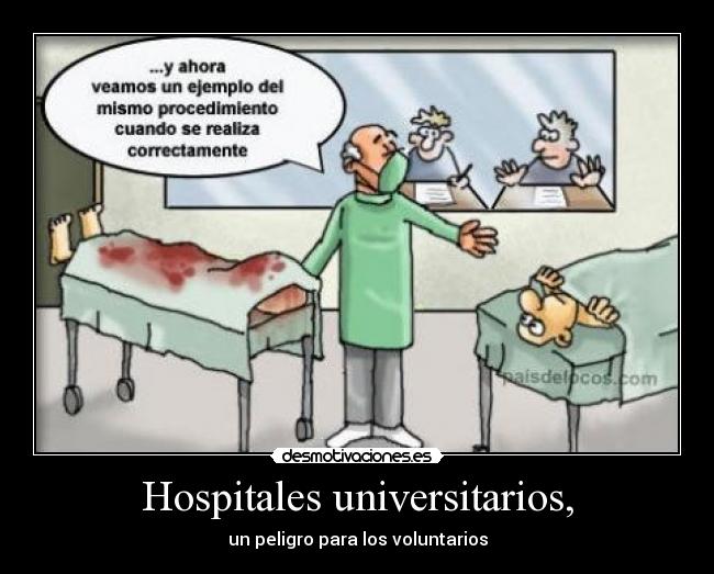 Hospitales universitarios, - 